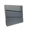 Cutie poștală cu suport pentru pliante NOVA, modernă, antracit