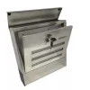 Cutie poștală de exterior MELBA, suport pentru pliante, oțel inoxidabil
