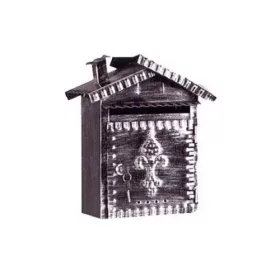 Cutie poștală de casă, neagră