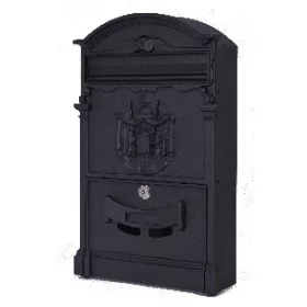 Cutie poștală ARTHUR Cast „XL”, cu creastă, neagră