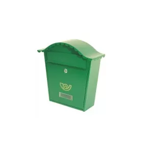 Cutie poștală din dantelă SÁBA, rotundă, verde