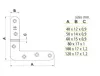 Window Corner Iron 100 Yellow 100*17*1.2Mm