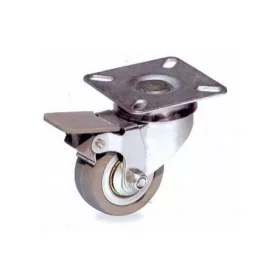 Wheel Rubber 65 Mm Swivel-Brake Im P110-32C065S