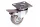 Wheel Rubber 65 Mm Swivel-Brake Im P110-32C065S
