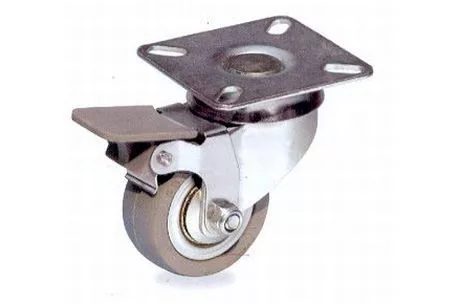 Wheel Rubber 65 Mm Swivel-Brake Im P110-32C065S