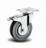 Wheel Rubber 75 Mm Swivel-Brake P110-32Ca075S