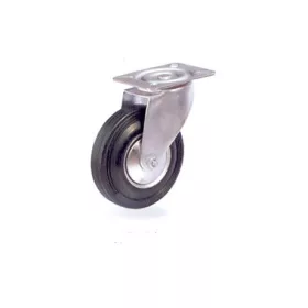 Wheel Rubber 125 Mm Swivel Import P102-11D125