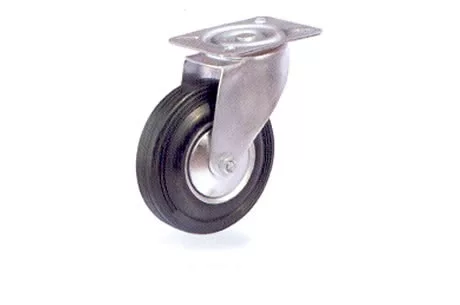 Wheel Rubber 150 Mm Swivel Import P102-11D150*
