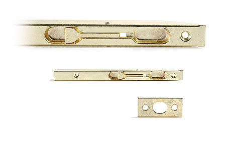 Türschiebeschloss 300 mm Messing Lx Wy-025