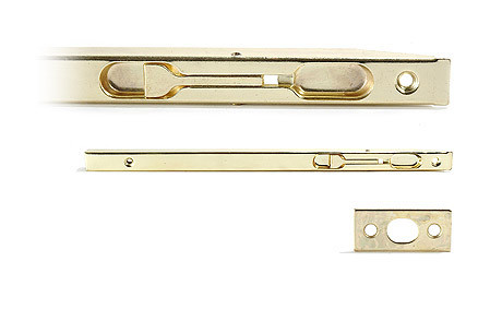 Türschiebeschloss 400 mm Messing Wy-025