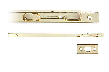 Türschiebeschloss 600 mm Messing Lx Wy-025