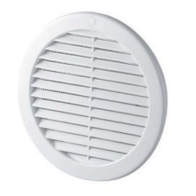 Lüftungsgitter rund künstlich weiß Moskitonetz MV 100