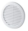 Lüftungsgitter rund künstlich weiß Moskitonetz MV 125