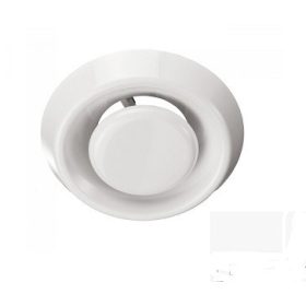 Luftventil Stahl weiß Montagehülse Na 100