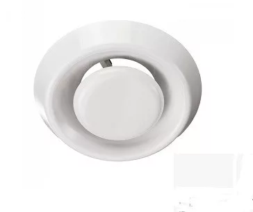 Luftventil Stahl weiß Montagehülse Na 100