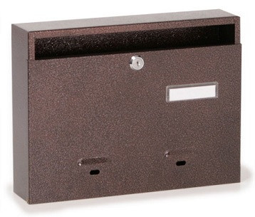 POSTALÁDA LÉPCSŐH.BRONZ N.T.LEF.NY. SÓLY 33*25*7 FEKVŐ A4