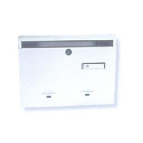   POSTALÁDA LÉPCSŐH.FEHÉR N.T.LEF.NY. SÓLY 33*25*7 FEKVŐ A4