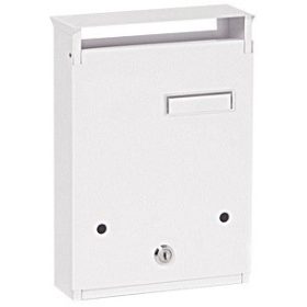   POSTALÁDA ÁLLÓ 2 BED.FEHÉR NÉVTART.SÓLY. 30*21 MINIMÁL Z