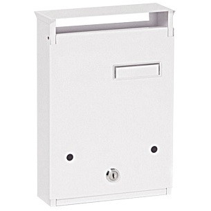 POSTALÁDA ÁLLÓ 2 BED.FEHÉR NÉVTART.SÓLY. 30*21 MINIMÁL Z