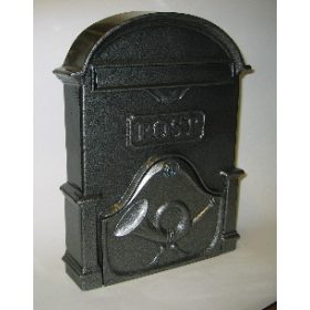 POSTALÁDA ÖNTÖTT EZÜST KÜRTÖS V-400 40*30*6,5CM