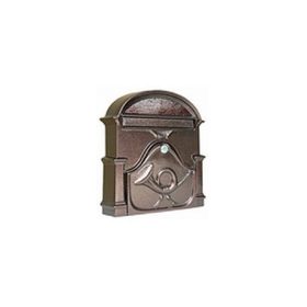 POSTALÁDA ÖNTÖTT BRONZ KÜRTÖS V-400XL 40*30*11CM