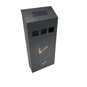 Scrumieră neagră de perete 0003 14*32*6cm