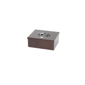 PÉNZKAZETTA BARNA KÖZEPES 2.TIP 21*16*8CM