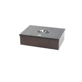 PÉNZKAZETTA BARNA,EXTRA A/4 33*23*9CM