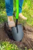 Spade-Shovel with Metal Handle Durable Curved Verto