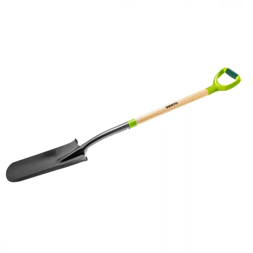 Jardinieră tip lopată 1280 mm cu mâner din lemn Verto