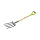 Spade Iron Fork 4 Prongs Wooden Handle Verto