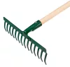 Rake 14 Teeth 36Cm Wooden Handle Verto
