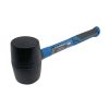 Ciocan de cauciuc 450 G. Mâner din fibră de sticlă Crater