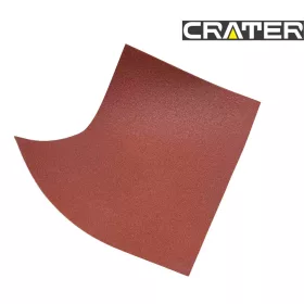 SANDING PAPER 420*300 A/3 P40 BURGUNDY 25PCS/BOX CRATER