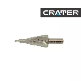 STUFENBOHRER SPIRAL 4-20MM HSS KRATER BLISTERED