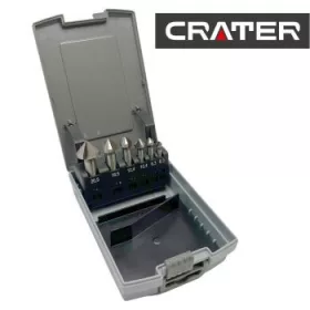 Kegelsenker-Satz 6R HSS 90F 6,3-20,5M Krater DIN 335