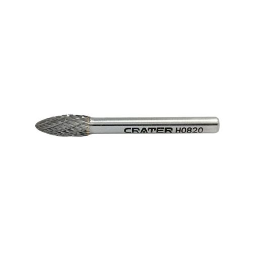 TĂIETOR TURBO METAL DUR CU FLACĂRĂ TIP H 8X20X6 CRATER BLISTERAT