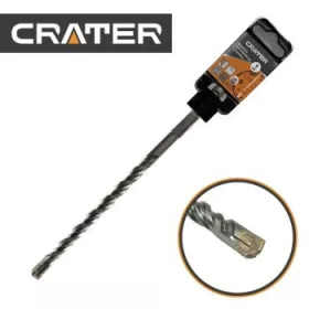 CONCRETE DRILL 10*210MM SDS PLUS S4 TIP. CRATER