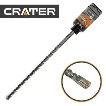 CONCRETE DRILL 10*360MM SDS PLUS S4 TIP. CRATER