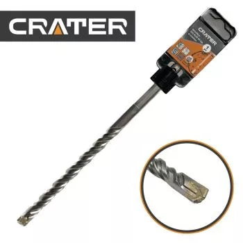 CONCRETE DRILL 12*210MM SDS PLUS S4 TIP. CRATER