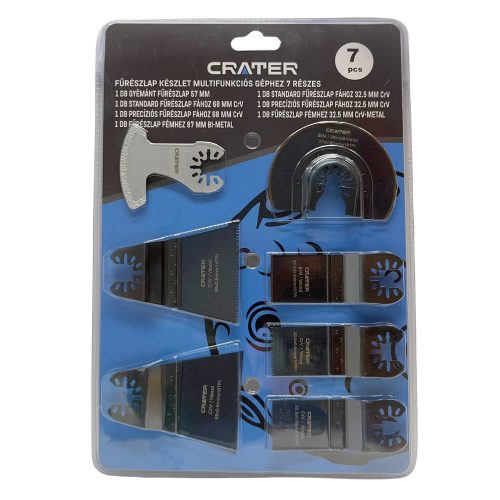 SÄGEBLATTSATZ FÜR MULTIFUNKTIONSMASCHINE 7R. KRATER BLISTERED