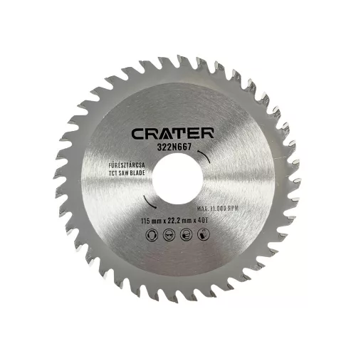 FŰRÉSZTÁRCSA 115*22,2MM 40FOG TCT
