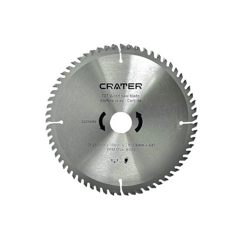 KREISSÄGEBLATT 210*30 / 64 ZÄHNE HARTMETALLKRATER