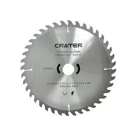   LAMĂ DE FIERĂSTRĂU CIRCULAR 250*30 / 40 DINȚI CU CRATER DIN CARBURĂ