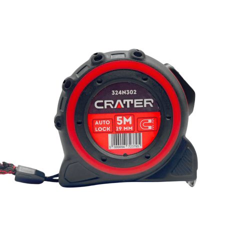 Measuring Tape 5M/19Mm Autostop+Magnet+Fix. Crater