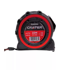 Mérőszalag 10m/25mm autostop+mágnes+rögz crater