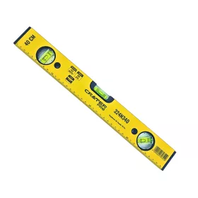 VÍZMÉRTÉK 400 MM 3 LIBELLÁS PROFI CRATER PRO SÁRGA