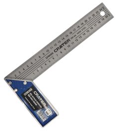 ASZTALOS DERÉKSZÖG FÉM 250MM CRATER