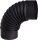 Flue Pipe Elbow Black 0.5Mm D130/90 Degrees