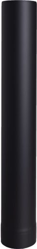 Rauchrohr Schwarz 0,5Mm D150/800Mm